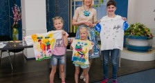 Учасники аукціону «Інтер - дітям» навчилися робити модні футболки